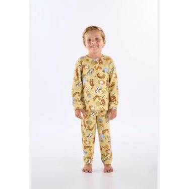 Imagem de Pijama Longo Infantil Unissex Suedine Up Baby-Unissex
