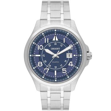 Imagem de Relógio Orient Masculino Ref: Mbss1504 D2sx Casual Solar Prateado