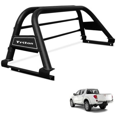 Imagem de Santo Antonio Duplo L200 Triton 2008 a 2020 Bruto Preto Com Grade