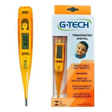 Imagem de Termômetro Clínico Digital TH150 Laranja G-Tech