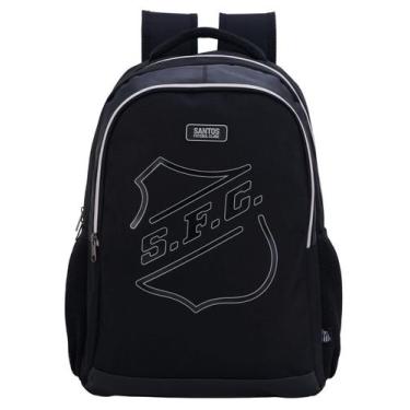 Imagem de Mochila Escolar Esportiva Time Futebol Santos 16623 - Xeryus