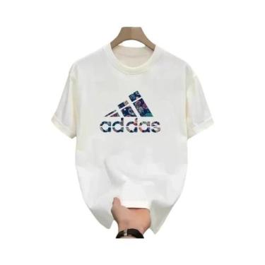 Imagem de Camiseta Masculina Slim Fit De Algodão Verão 2025 Manga Curta Gola Red