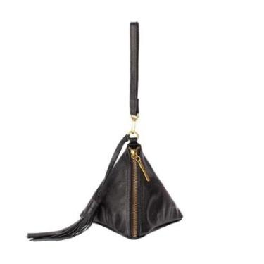 Imagem de Necessaire clutch feminina de couro Manu-Feminino