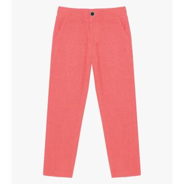 Imagem de Calça Infantil Masculina Em Linho Trick Nick Rosa-Feminino
