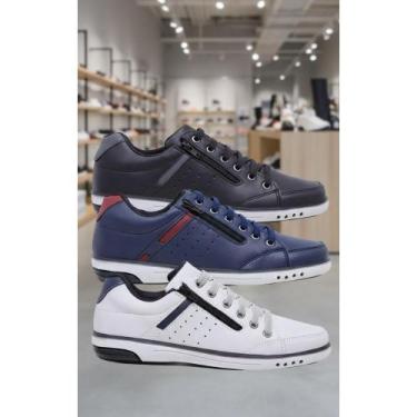 Imagem de Kit 3 Pares Sapatênis Masculino Conforto e Estilo 40 - Congratulations