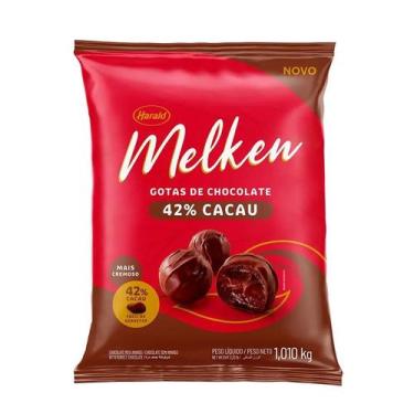 Imagem de Chocolate Melken 42% Cacau Gotas 1,01kg - Harald
