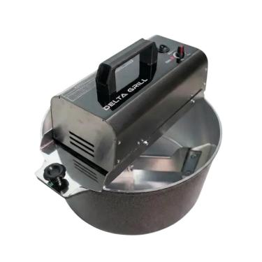Imagem de Panela Misturadora para Mexer Doces/Salgados 10 Litros Delta Grill - Cor Preto