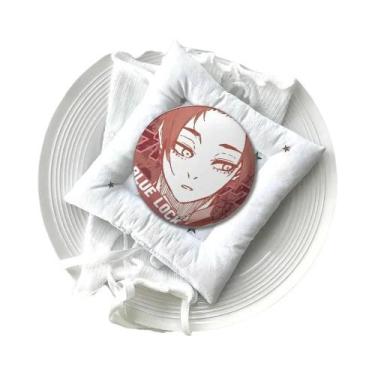 Imagem de Broche De Metal Macio Personalizado Amine B-Blues Locks Em Folha De Fl