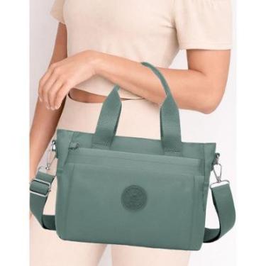 Imagem de Bolsa Sacola Feminina Grande Trabalho Estilosa Com Zíper-Feminino