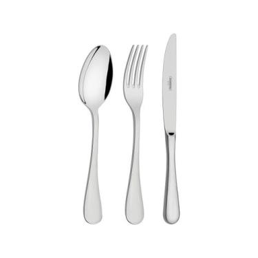 Imagem de Faqueiro Tramontina Classic em Aço Inox com Facas de Mesa Forjadas sem