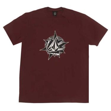 Imagem de Camiseta Volcom Yoink - Vermelho Bordô-Masculino