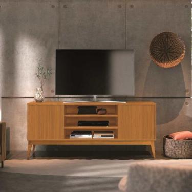 Imagem de Rack para TV até 65 Polegadas 160cm Pés em Madeira Maciça Titan - EDN 