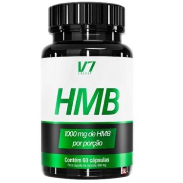 Imagem de Hmb hidroximetilbutirato 500mg por cápsulas 60 capsulas - v7 energy - 
