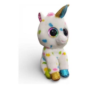Imagem de Pelúcia Infantil Beanie Boos Macia e Fofa com Olhos Grandes  Ideal par