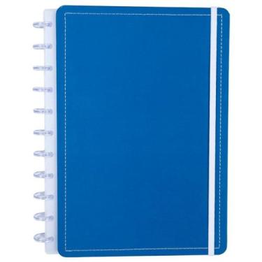 Imagem de Caderno Blue Médio M Disco Reposicionável Capa Dura Disko