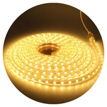 Imagem de Mangueira Led Chata 25 Metros - Novidade Brasil, Branca quente, 110V