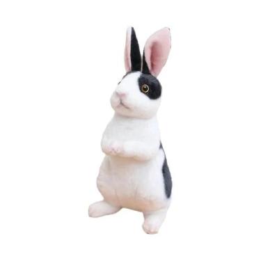 Imagem de Brinquedo De Pelúcia Coelho Realista De 20cm, Coelho Kawaii De Páscoa,