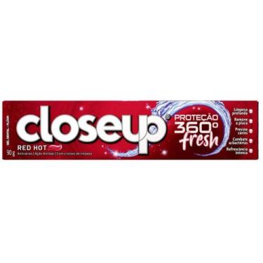 Imagem de Gel Dental Closeup Proteção 360º - Fresh Red Hot 90g
