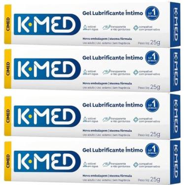 Imagem de Kit 4 K-MED Gel Lubrificante Íntimo 25g - Cimed