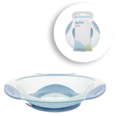 Imagem de Pratinho com Ventosa Buba Bebê Introdução Alimentar Cor:Azul, Azul
