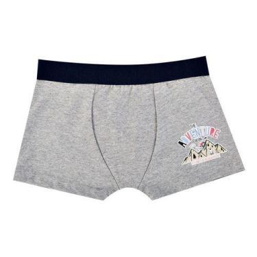 Imagem de Cueca Boxer Infantil Com Estampa Lateral Nº 2 Ao 10 Anos - Borth Boys,