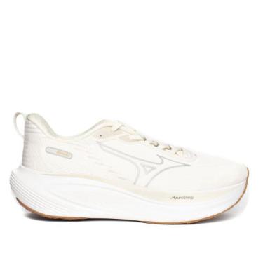 Imagem de Tênis Mizuno Unissex Base Prime Off Withe/Cinza, Off white, 39