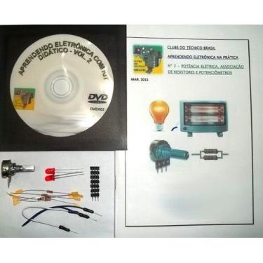 Imagem de Livro,DVD aula e kit.Potência Elétrica.V2        - Burgos Eletrônica