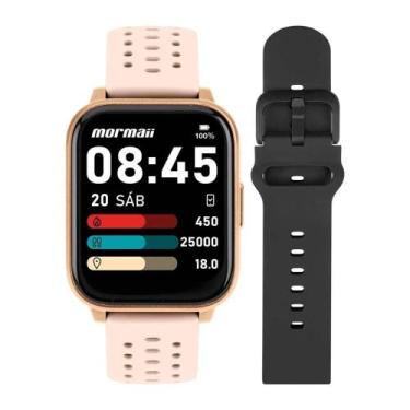 Imagem de Relógio Smartwatch Mormaii Life Plus Ref: Molife2ad/8j Rosé 2 Pulseira