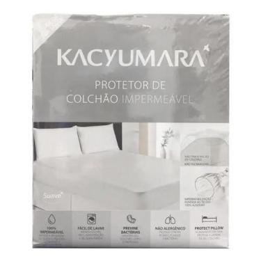 Imagem de Capa Protetora De Colchão Impermeável Kacyumara Algodão Solteiro Casal