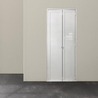 Imagem de Porta Camarão Lambril de Alumínio 210 x 70cm Linha 25 Abertura Esquerd