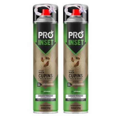 Imagem de 2 Mata Cupim E Broca Pro Inset Fácil Aplicação Madeira 350ml - Proinse