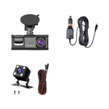 Imagem de Câmera Veicular Mini DVR HD 1080P Com 3 Canais Wifi - Maxtoss, Sem Wi-