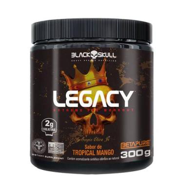 Imagem de Suplemento Legacy Xtreme Pre Workout Pote 300g Sabor Mango - Black Sku