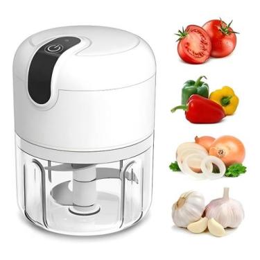 Imagem de Mini Processador De Alimentos Bivolt Moedor Elétrico S/fio - Sem marca