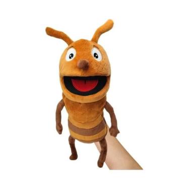 Imagem de Fantoches De Mão De Insetos De Pelúcia: Abelha, Joaninha, Borboleta - 