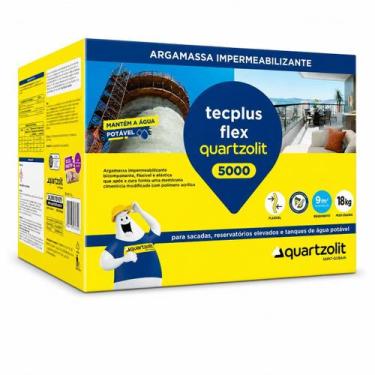 Imagem de Impermeabilizante Tecplus Flex 5000 18kg Argamassa Flexível Quartzolit