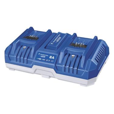 Imagem de Carregador de Baterias 42300104 com 2 Portas Ativas Bivolt Azul Tramontina