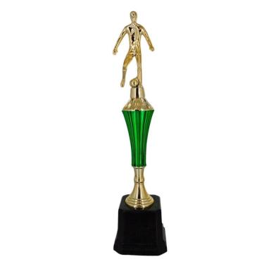Imagem de Troféu 502231 Futebol com Design Elegante e Sofisticado Verde Vitória 36CM