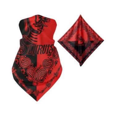 Imagem de Bandana Retrô De Caveira Punk Para Motociclistas, Cobertura Facial Res
