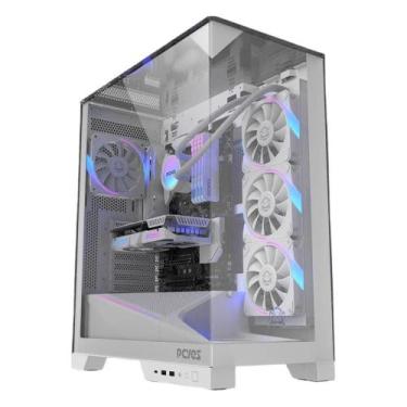 Imagem de Gabinete Gamer Pcyes Forcefield Dome White Ghost - Gffdwg