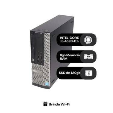 Imagem de Computador Dell Optiplex 7020 I5-4590 4th 8gb Ssd 120GB W10