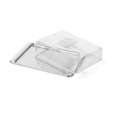 Imagem de Porta frios Neo com divisória em inox - Forma, CNZ-TRANSPARENTE