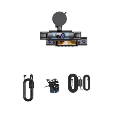 Imagem de Câmera Veicular WiFi 360 Graus De 4 Canais 1080P FHD Com 4 Lentes De C