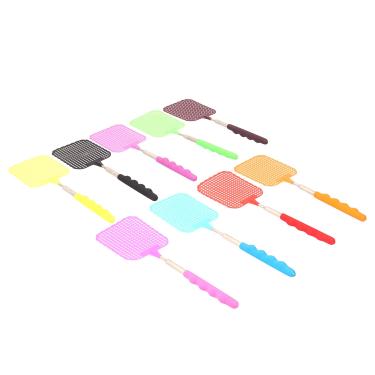 Imagem de VINGVO Raquete de mosca, mini raquete retrátil prática, 9 peças, retrátil com haste de aço inoxidável para acampamento ao ar livre