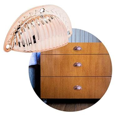 Imagem de Puxador De Gavetas Rustico Modelo Concha Armários Preto Rose (Rose Gold)