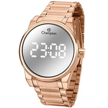 Imagem de Relógio Feminino Champion Digital Espelhado Rosê Ch40124m