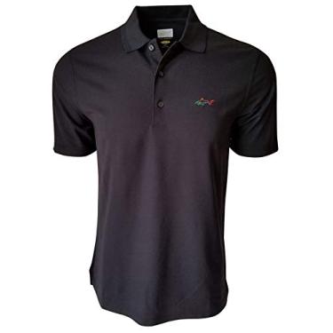 Imagem de Camisa polo masculina Greg Norman de desempenho t cnico poli ster Play Dry, Preto, Large