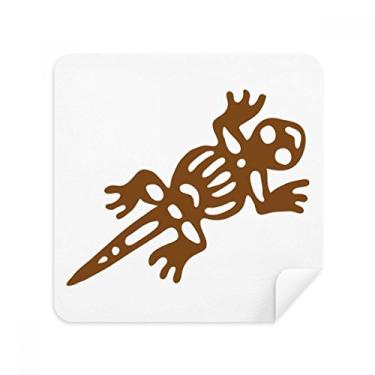 Imagem de Mexico Totems Gecko Lagarto Civilização Ancient Glasses Pano Limpador de Tela Tecido de Camurça Pacote com 2