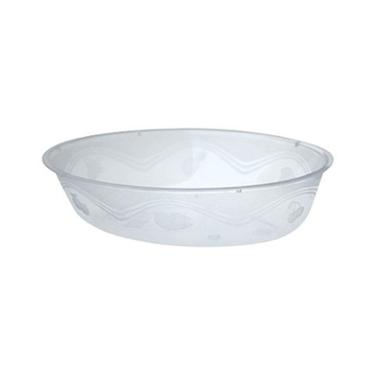 Imagem de Pote Acrílico Oval Transparente 10 unidades Plastilânia