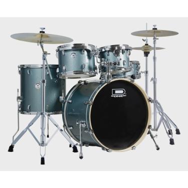 Imagem de Bateria D One Rocket DR22 bks Black Satin Acústico DR-22